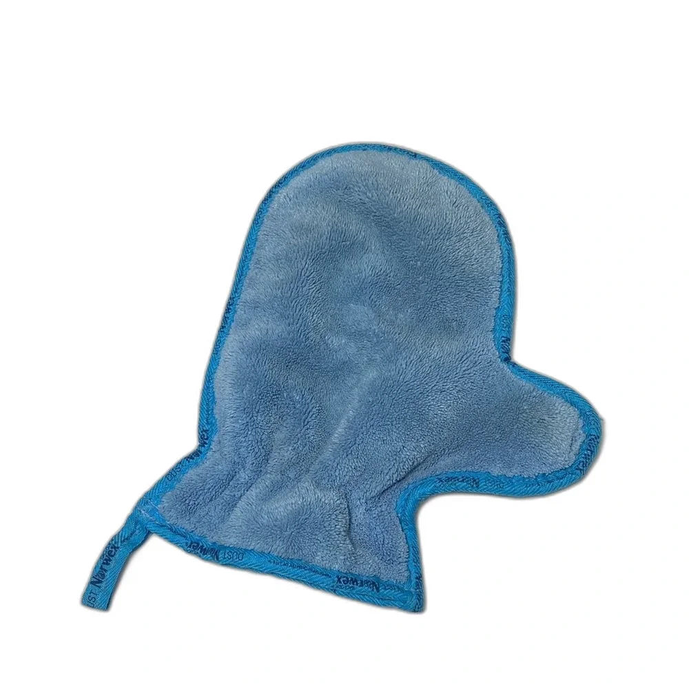 Norwex Blue Cleaning Mitt | Reusable Microfiber Dusting & Cleaning Glove